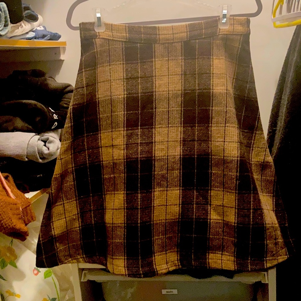 Cute plaid skirt